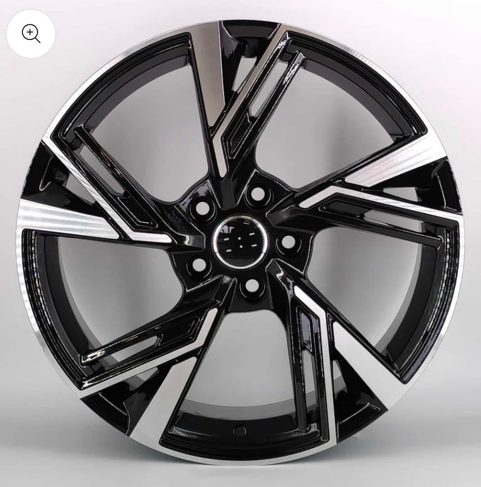 AUDI 803 20X9.0 5X112 GLOSS BLACK MF