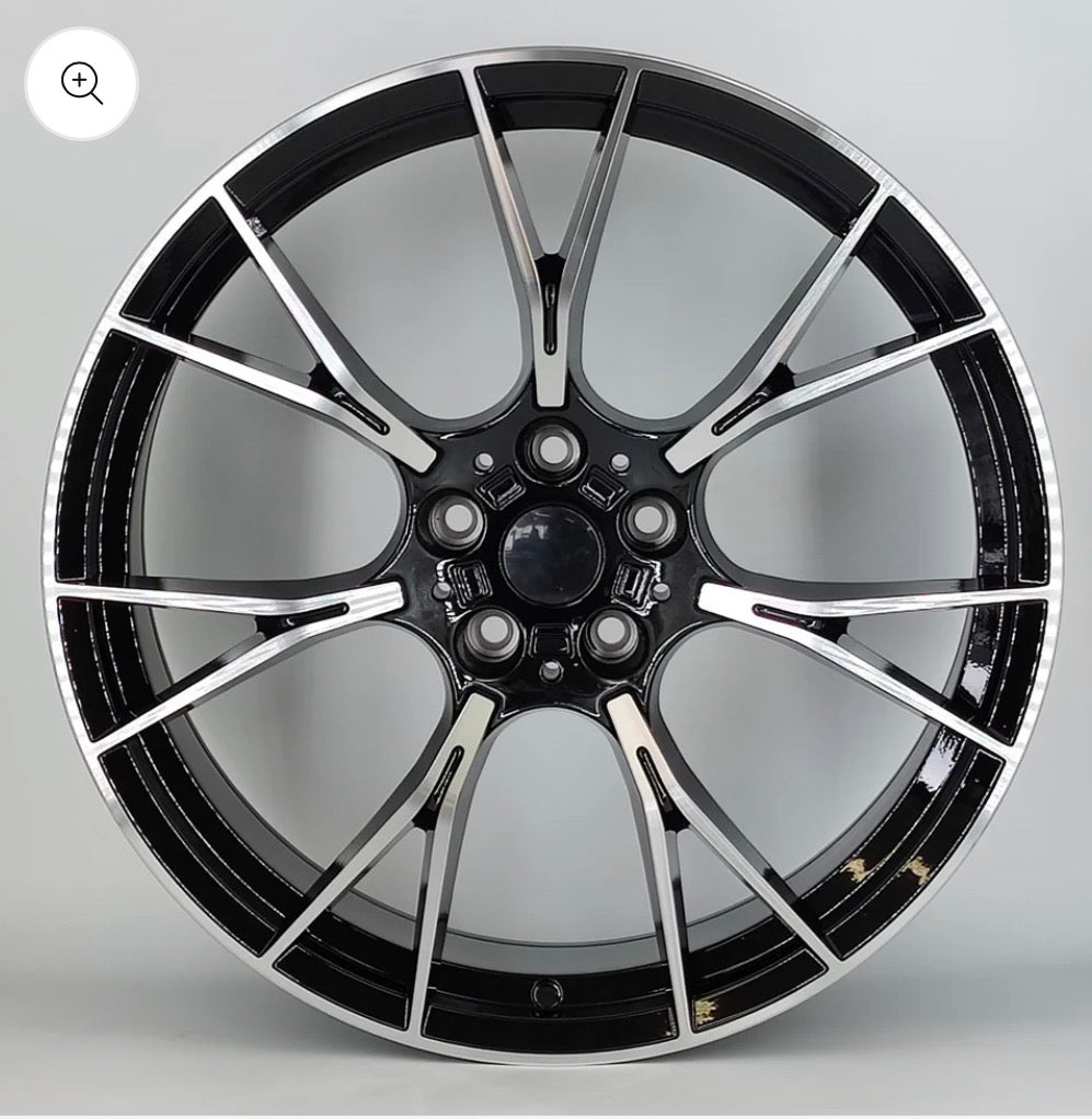 BMW 801 19X8.0F 5X120 BLACK M/F