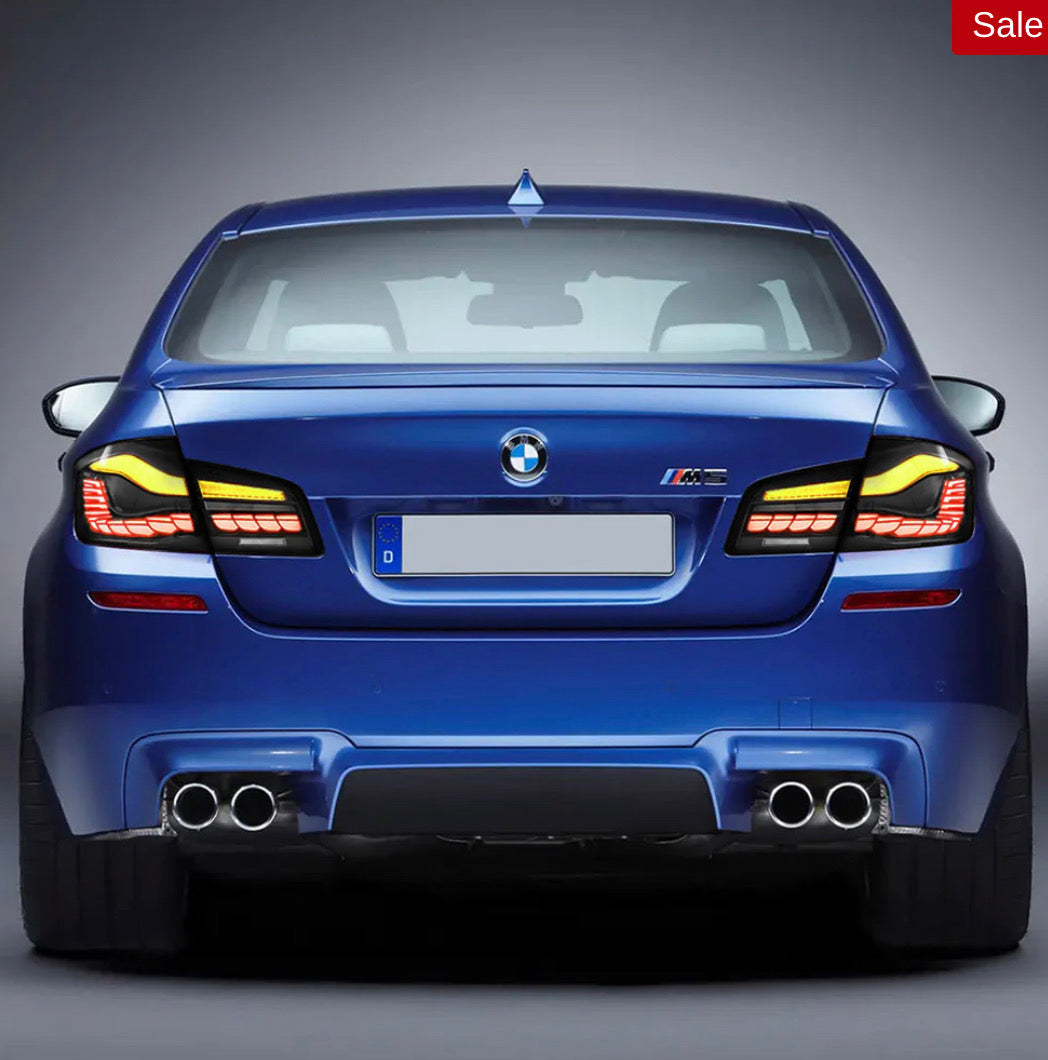 BMW 5 Series M5 6th Gen F10,F18 (2011-2017) Vland OLED Tail Lights With Dynamic Welcome Lighting (CS Style)
