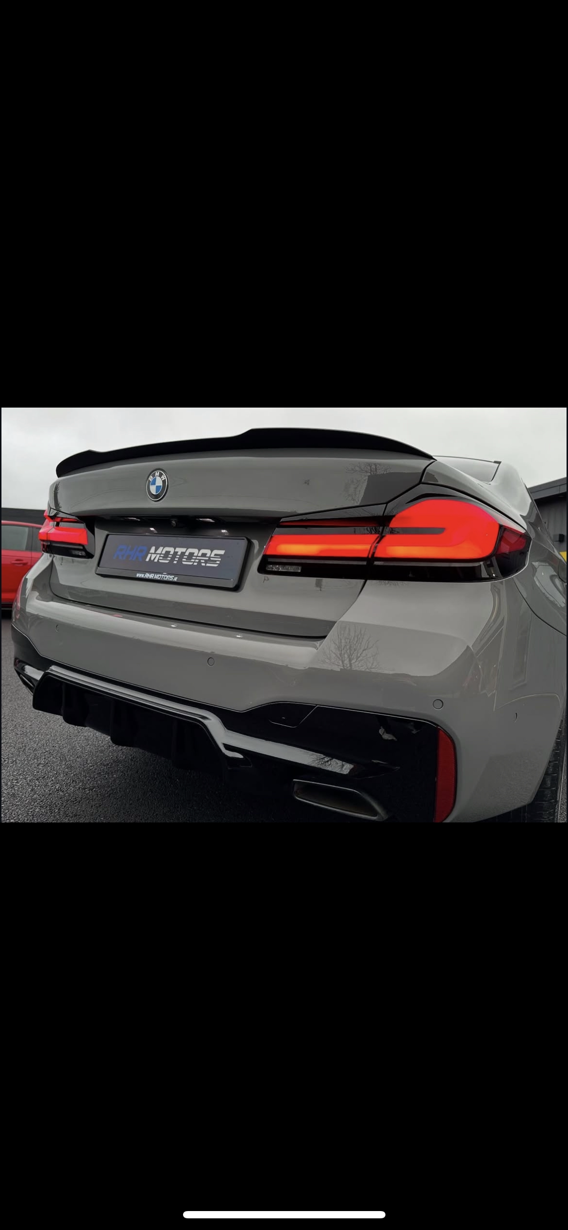 BMW 5 SERIES G30 LCI 2020 + M5 LOOK REAR DIFFUSER