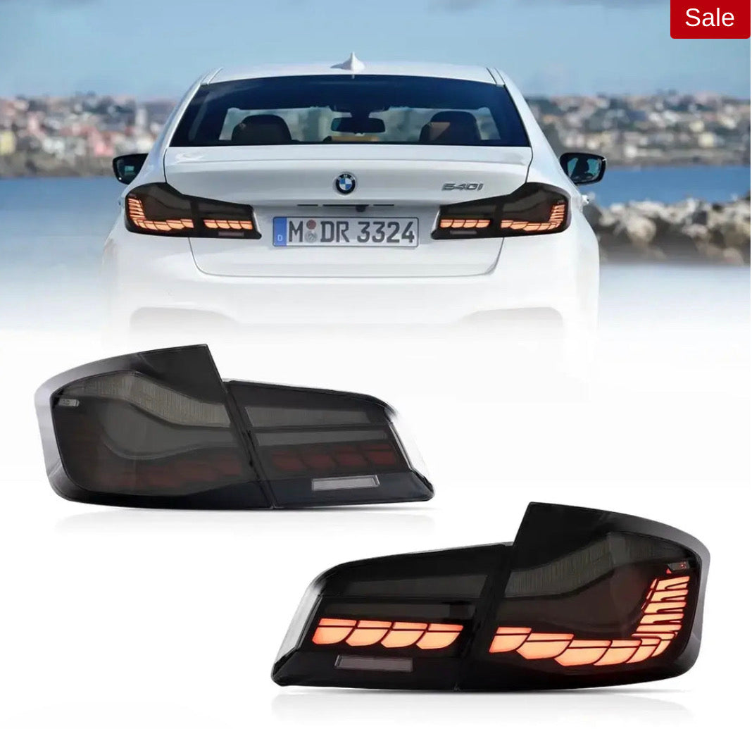 BMW 5 Series M5 6th Gen F10,F18 (2011-2017) Vland OLED Tail Lights With Dynamic Welcome Lighting (CS Style)