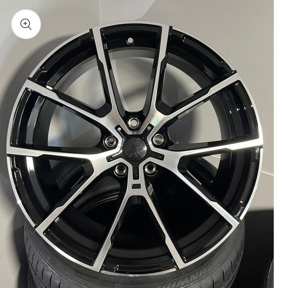 BMW 969C2 20X8.5X9.5 5X120 BLACK M/F