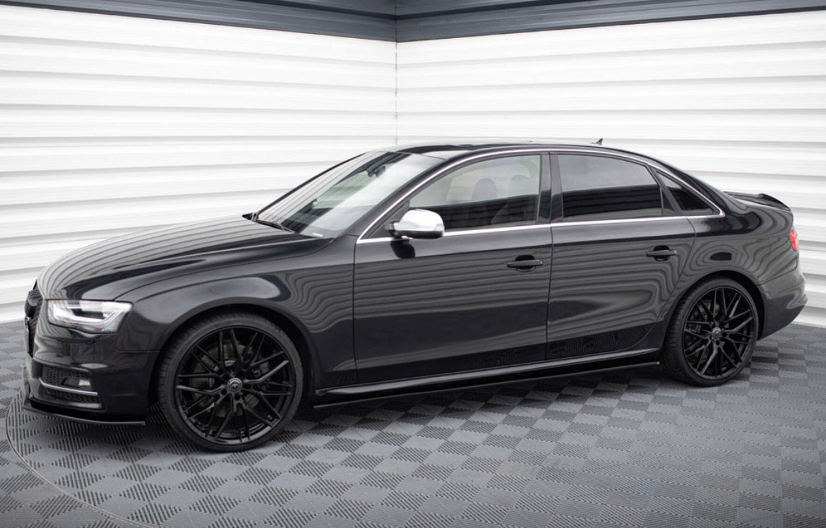 Side Skirts Diffusers V.1 Audi S4 / A4 / A4 S-Line B8 / B8 FL