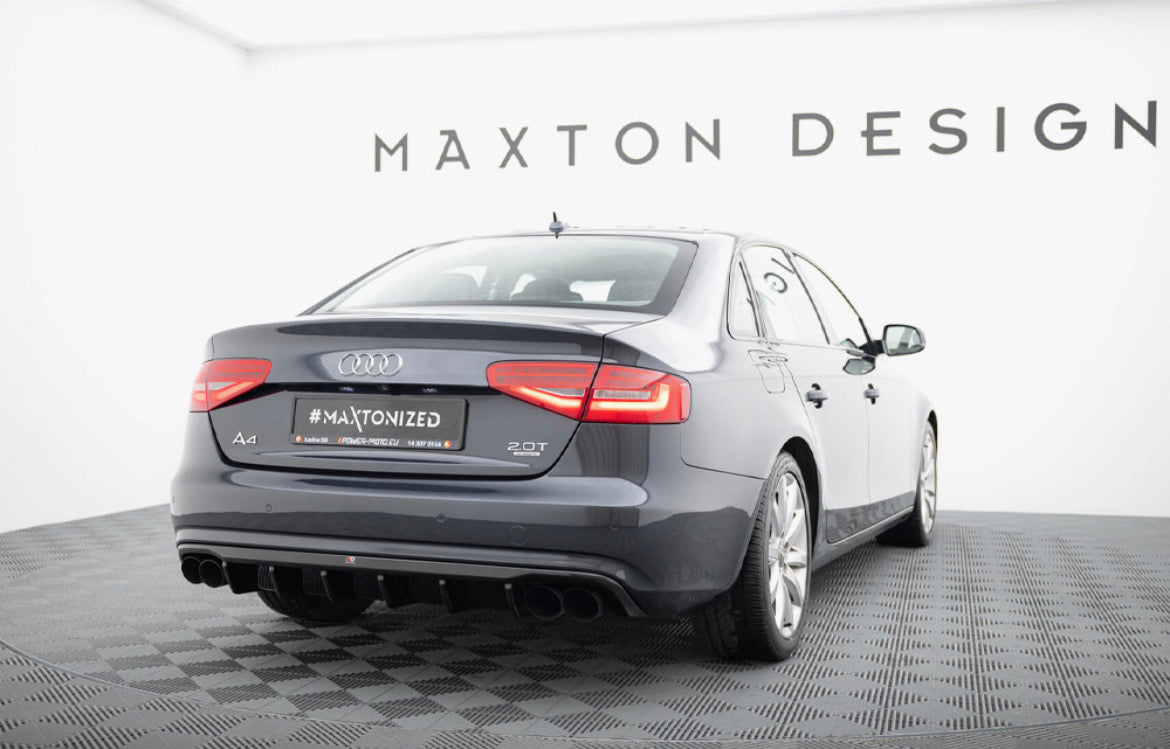 Rear Valance Audi A4 B8 Facelift (Version with dual exhausts on both sides)