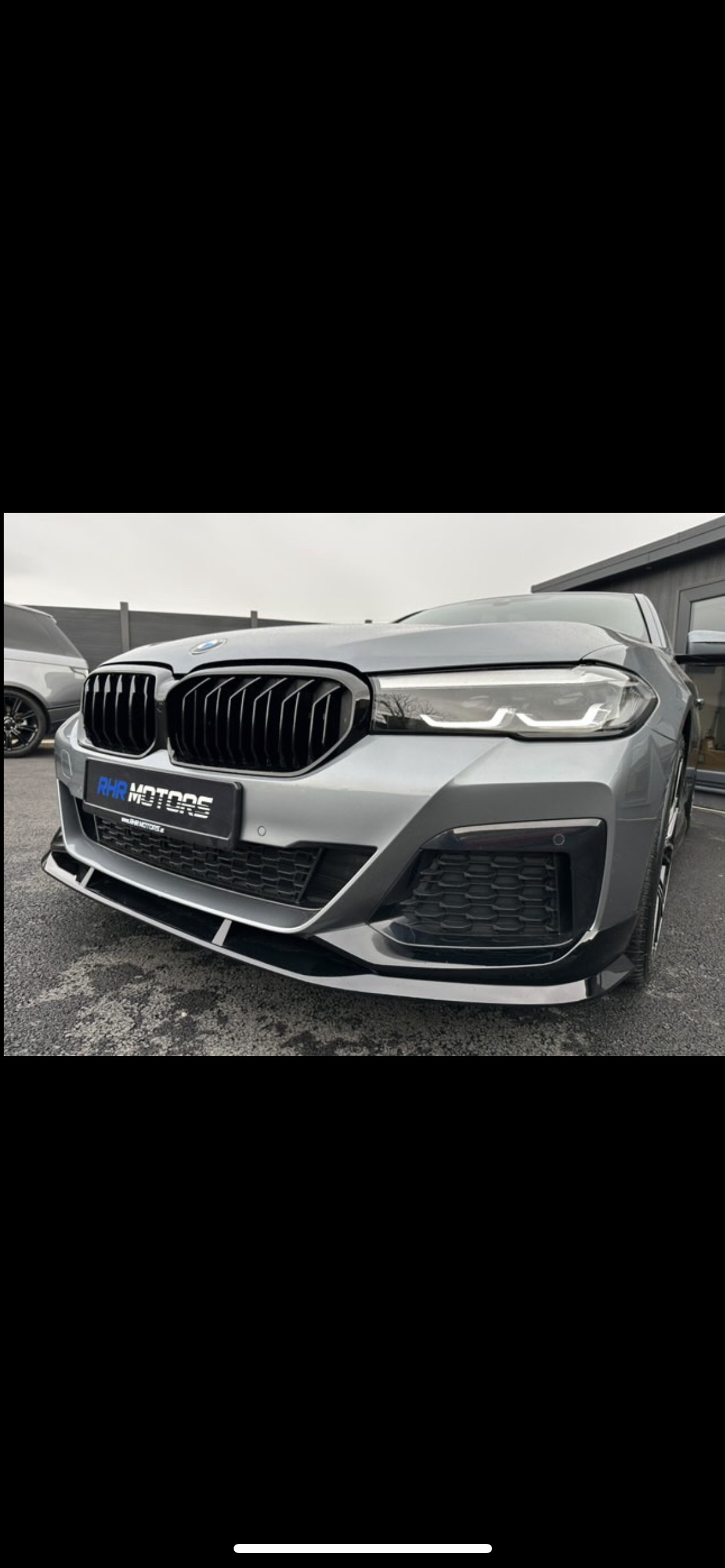 BMW 5 SERIES G30 LCI FACELIFT 2021+ – FRONT SPLITTER LIP IN GLOSS BLACK
