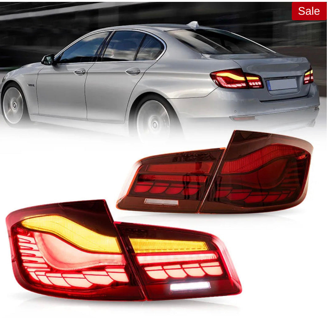 BMW 5 Series M5 6th Gen F10,F18 (2011-2017) Vland OLED Tail Lights With Dynamic Welcome Lighting (CS Style)