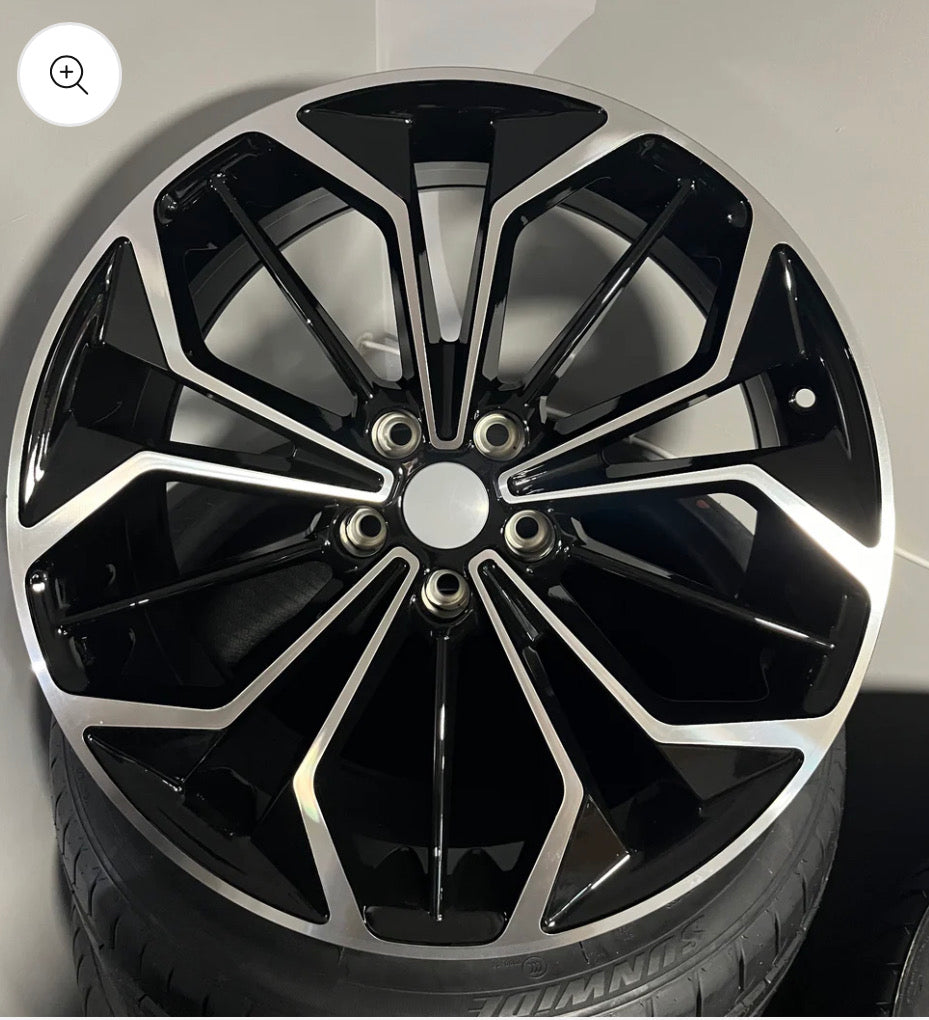 FORD 216 19X8.0 5X108 BLACK M/F