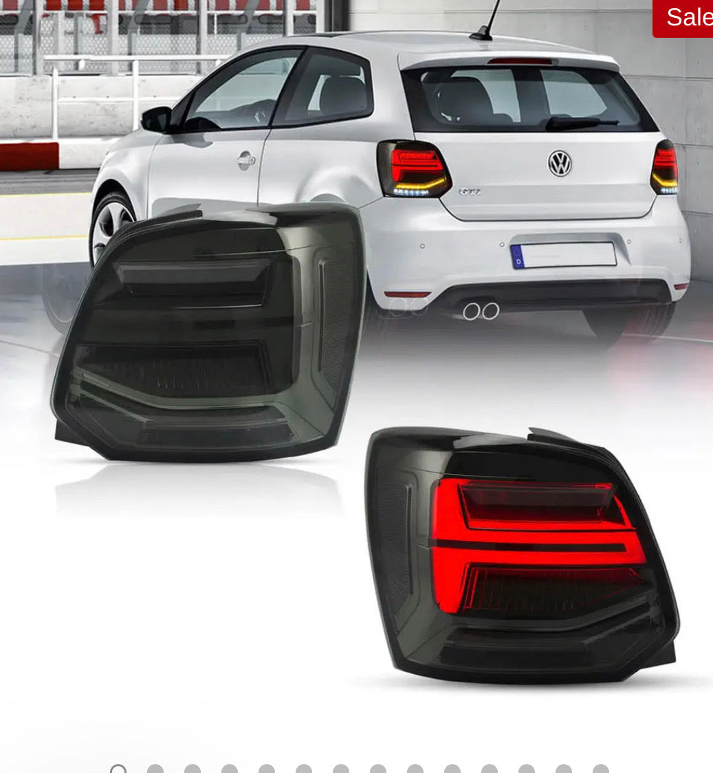 VW Polo MK5 Vland LED Aftermarket Tail Lights With Sequential Turn Signal