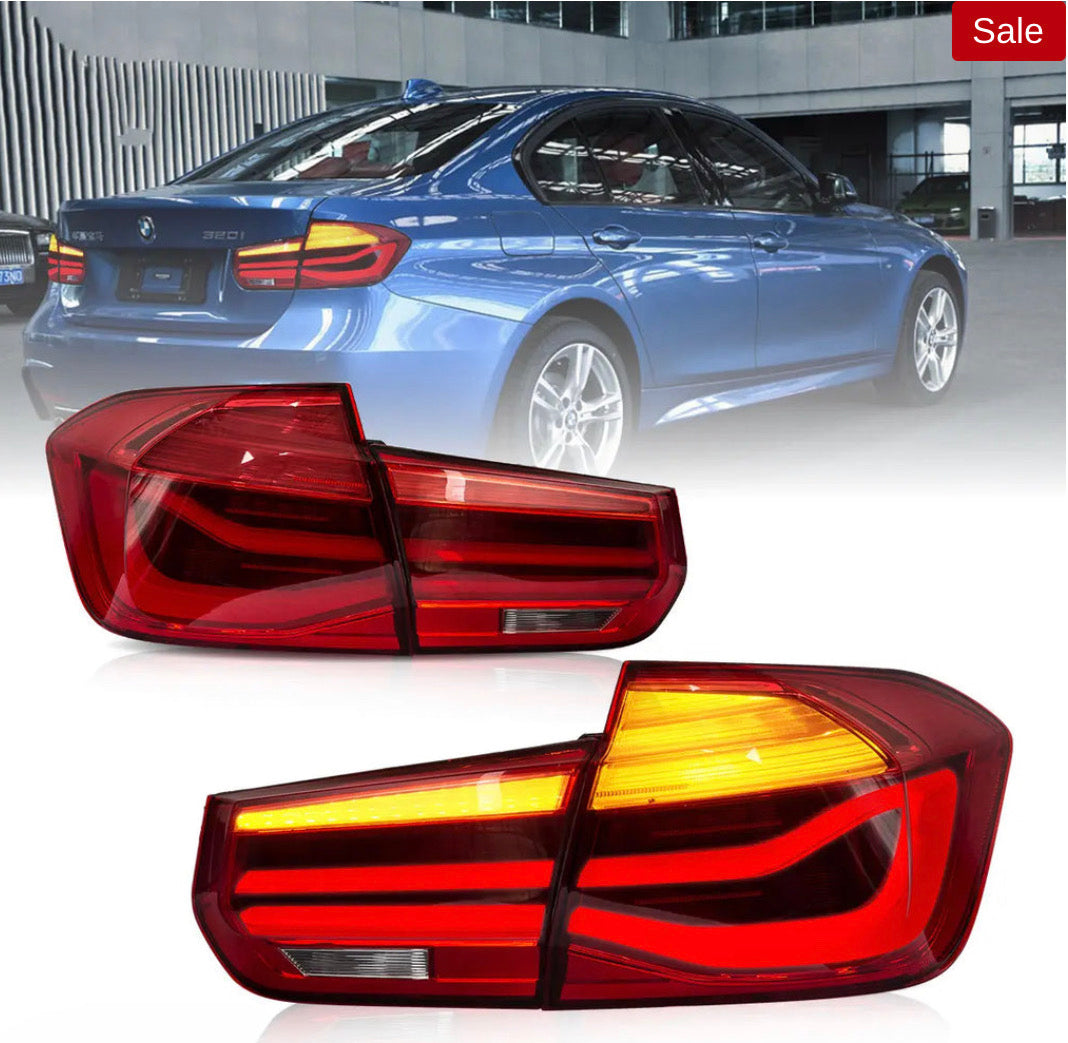 BMW F30 F80 (2012-2019) M3 3-Series Vland LED Tail Lights With Sequential Turn Signal