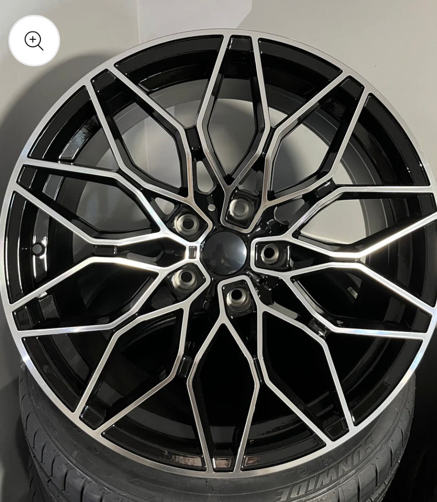 BMW 872 19X8.5F 5X120 BLACK M/F