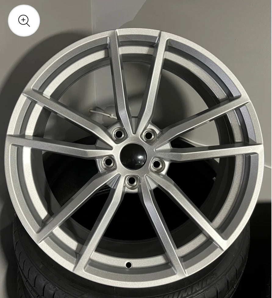 VW 991 19X8.0 5X112 SILVER