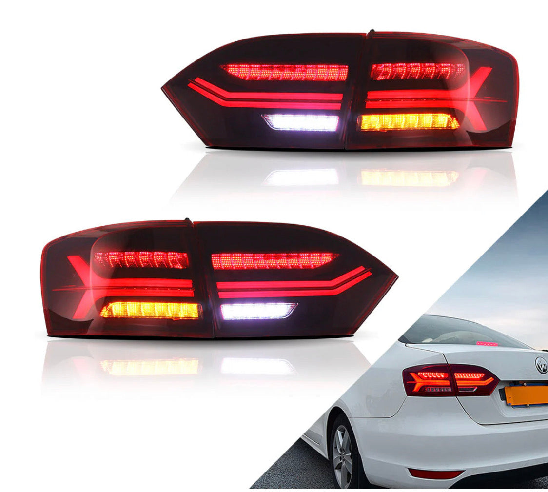 VW Jetta MK6 Vland LED Aftermarket Tail Lights With Sequential Turn Signal
