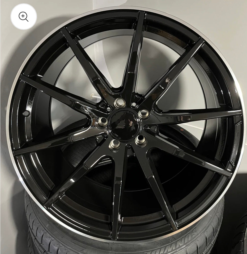 MERC 462 20X8.5X9.5 5X112 BLACK M/LIP