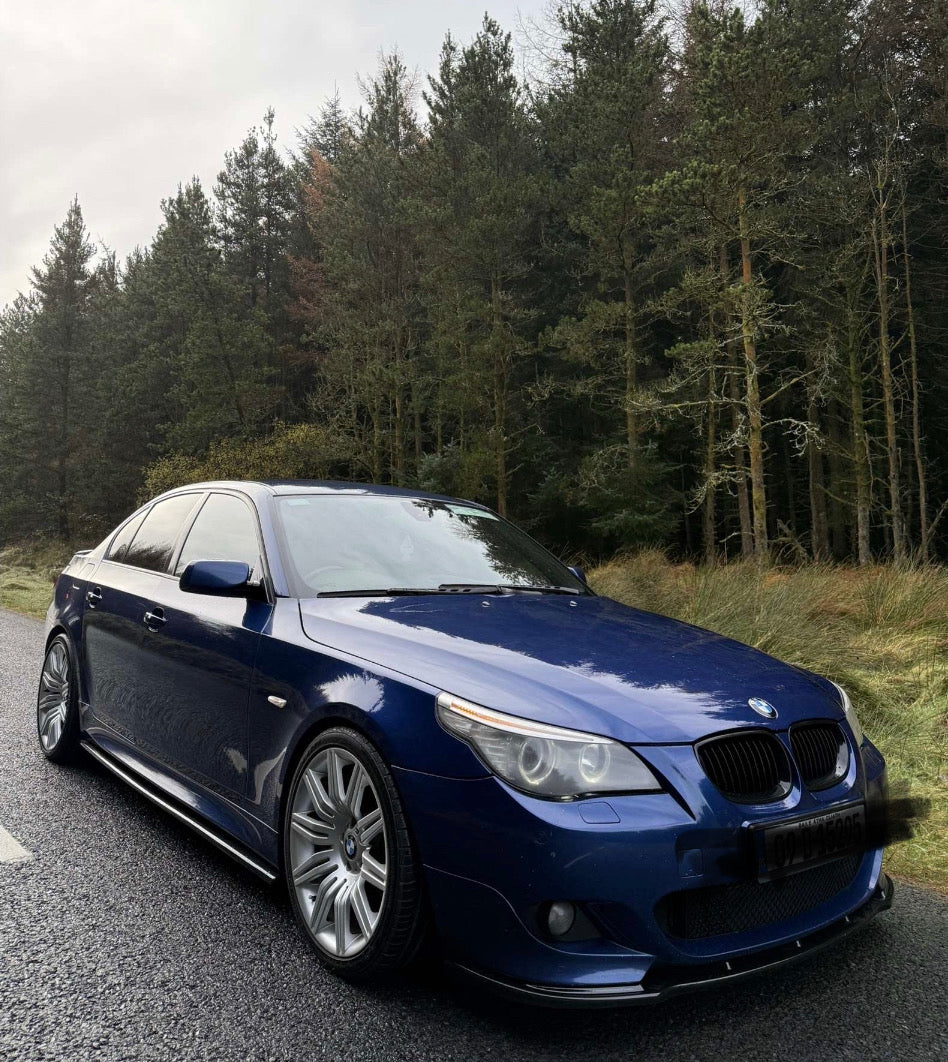 BMW E60 Front Splitter MX STYLE GLOSS BLACK