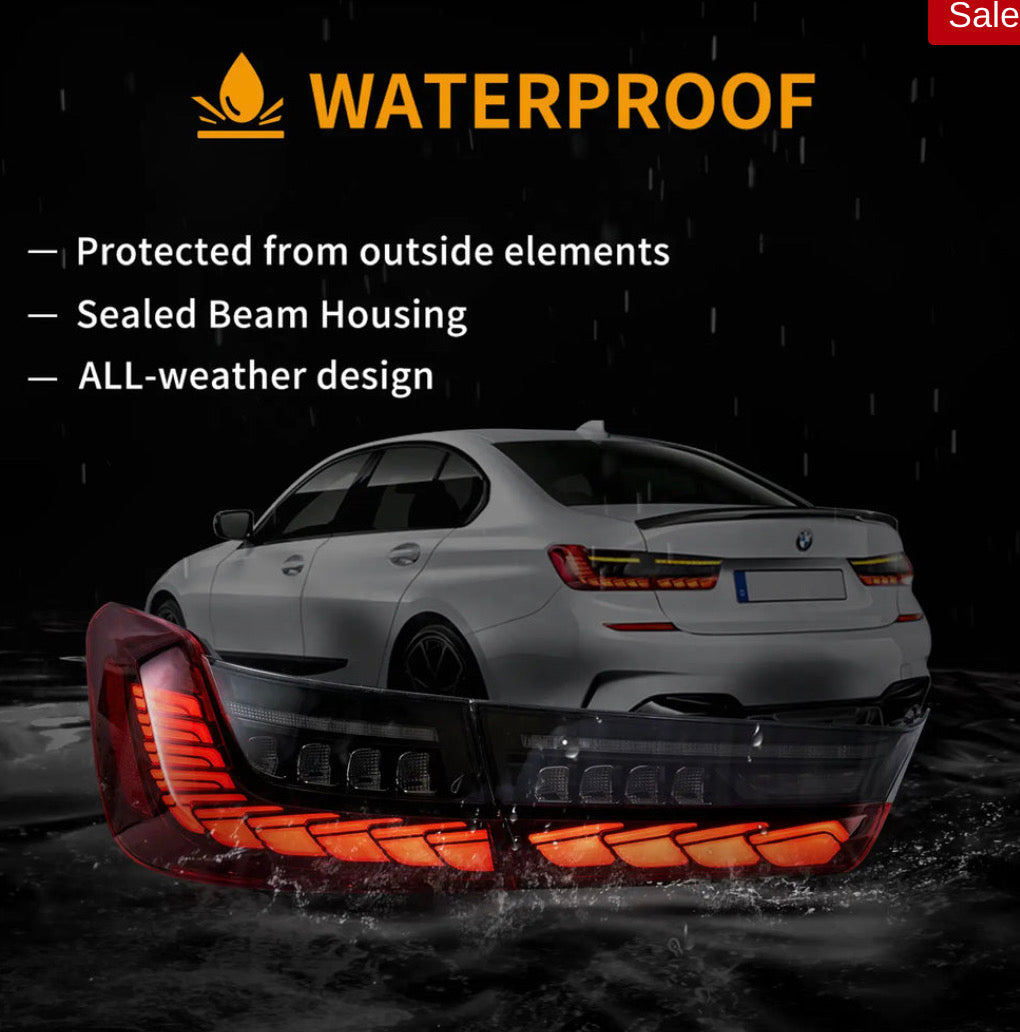 BMW 3 Series G20/G28/G80 (2018-2024)Vland OLED Tail Lights With Sequential Turn Signal