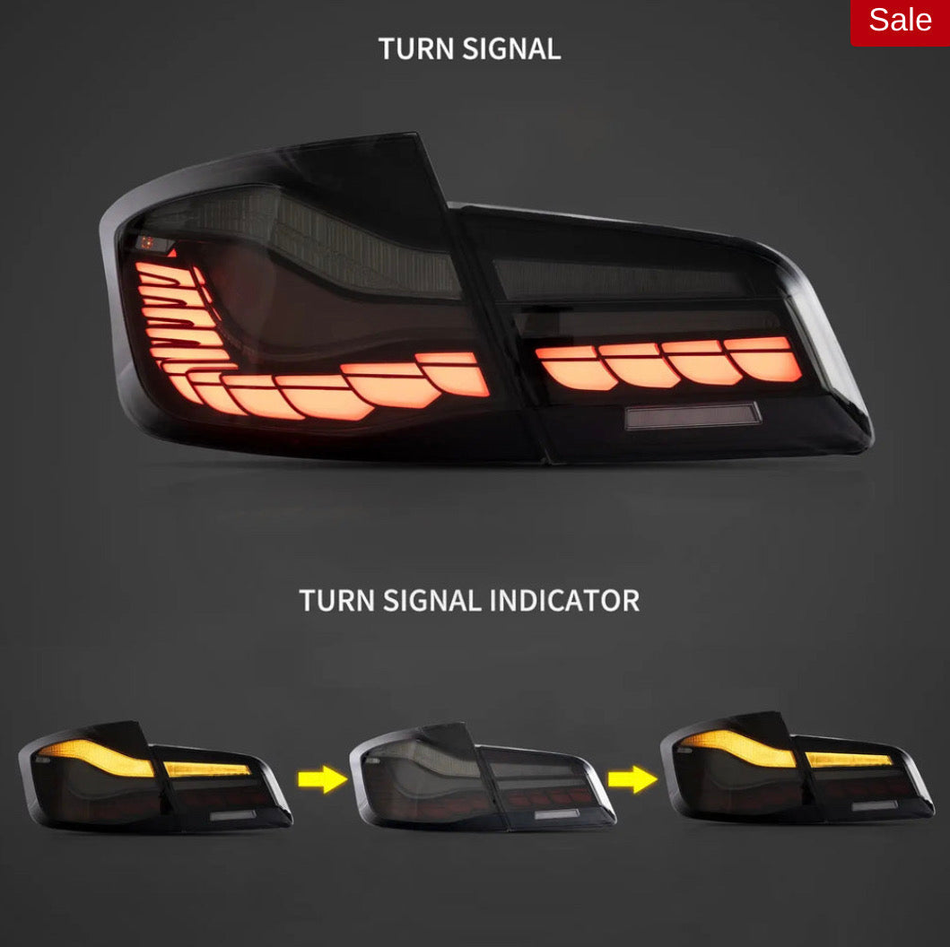 BMW 5 Series M5 6th Gen F10,F18 (2011-2017) Vland OLED Tail Lights With Dynamic Welcome Lighting (CS Style)