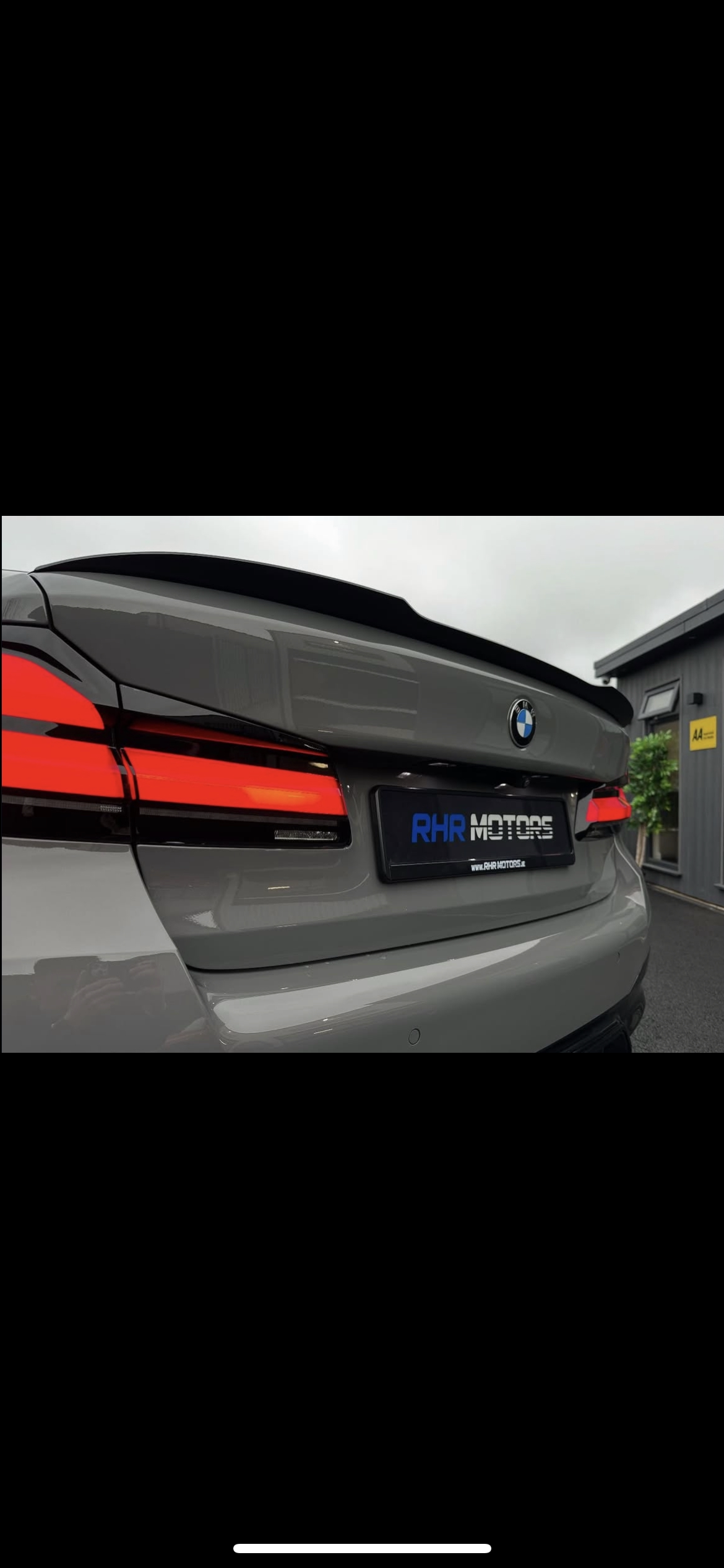 BMW 5 SERIES G30 LCI 2020 Up BOOT SPOILER GLOSS BLACK OEM FIT