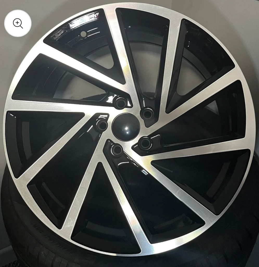 VW 992 17X7.5 5X100 BLACK M/F