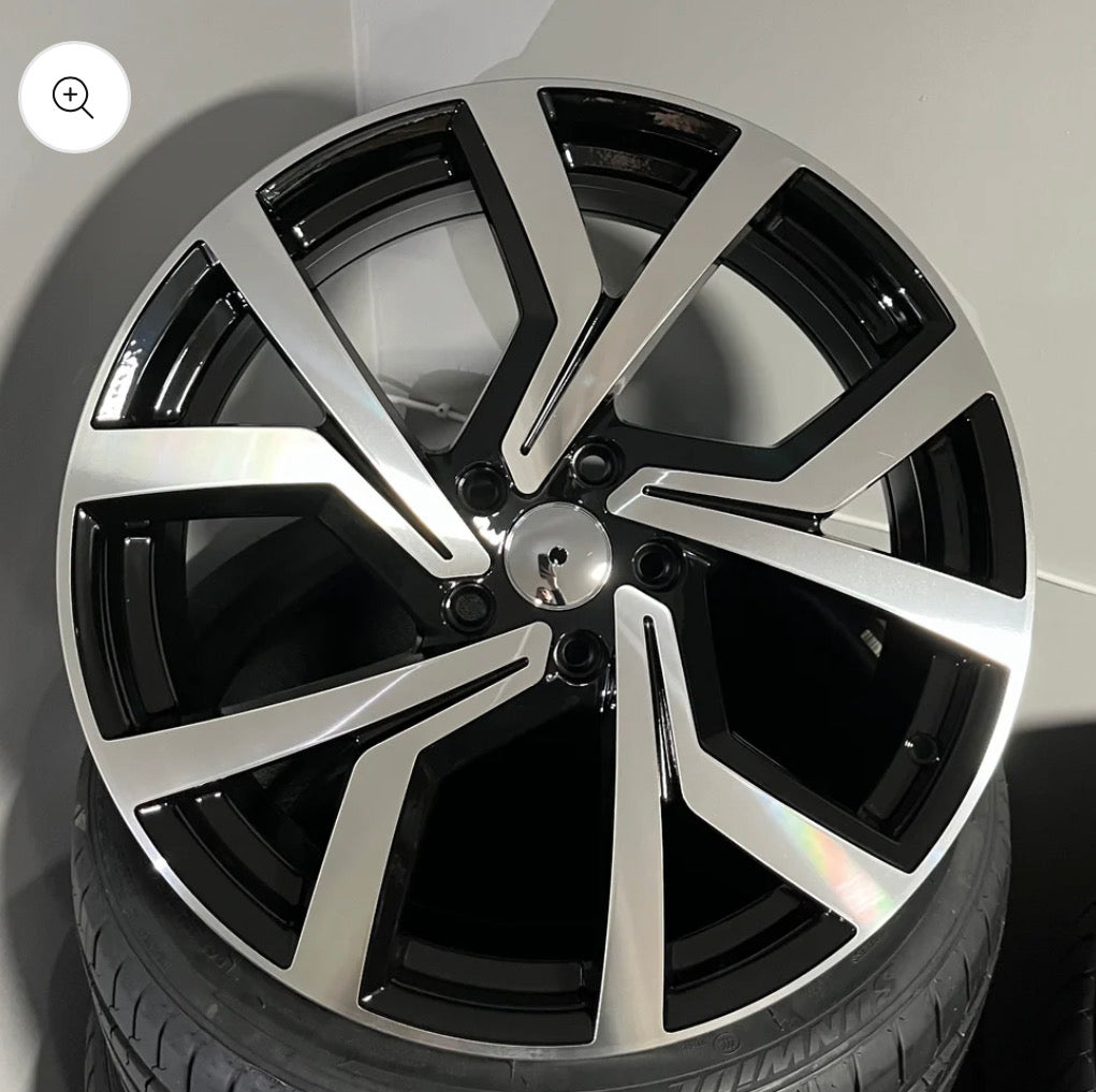 VW 901 17X7.5 5X100 BLACK M/F