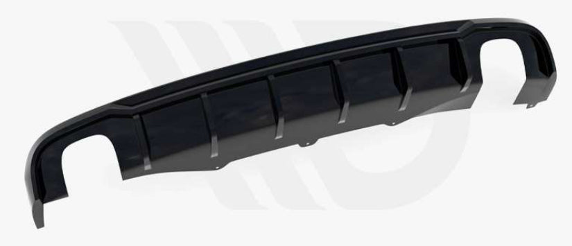 Rear Valance Audi A4 B8 Facelift (Version with single exhausts on both sides)