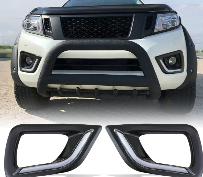 Nissan Navara LED DRL Fog Light Surrounds – NP300 2015-2021
