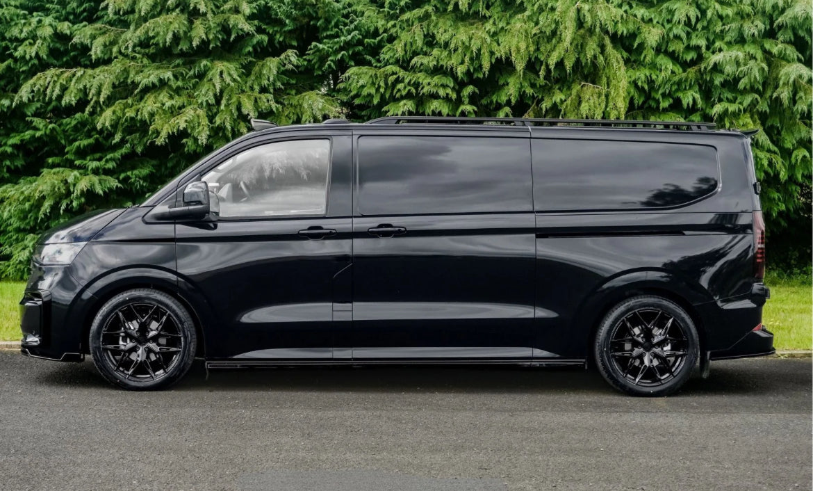 VOLKSWAGEN TRANSPORTER T7 2025 ON V1 PREMIUM AERO KIT IN GLOSS BLACK