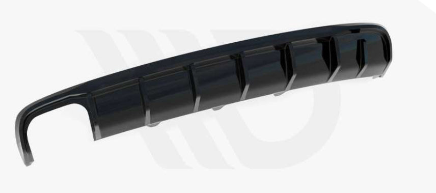 Rear Valance Audi A4 B8 Facelift (Single side dual exhaust version)
