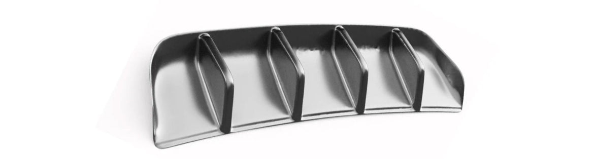 VOLKSWAGEN TIGUAN R 2020+ MK2 REAR DIFFUSER VALANCE GLOSS BLACK