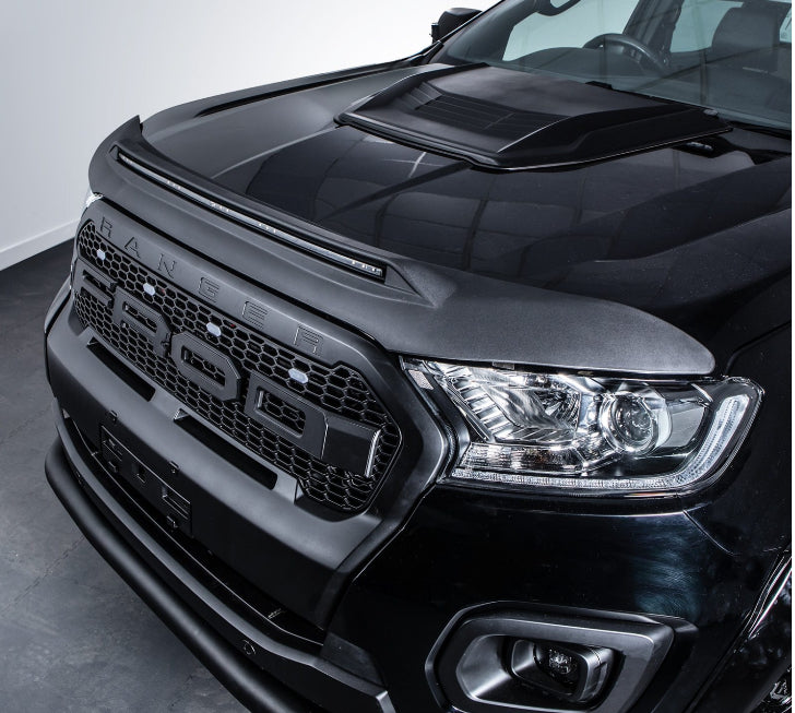 Ford Ranger Bonnet Protector with LED Strip – T7 / T8