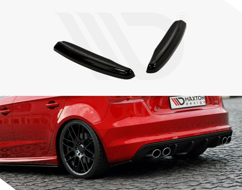 Rear Side Splitters Audi S3 / A3 S-Line 8V Hatchback / Sportback