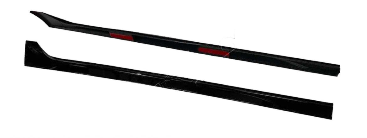 VW GOLF MK8 STANDARD 'R' STYLE SIDE SKIRTS IN GLOSS BLACK