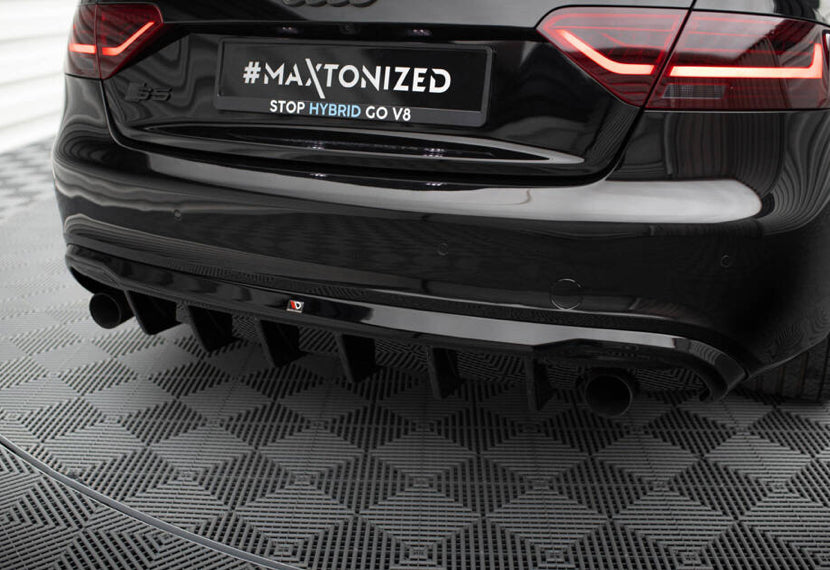 Maxton Design Audi A5 Coupe 07–11 S-Line Diffuser – Gloss