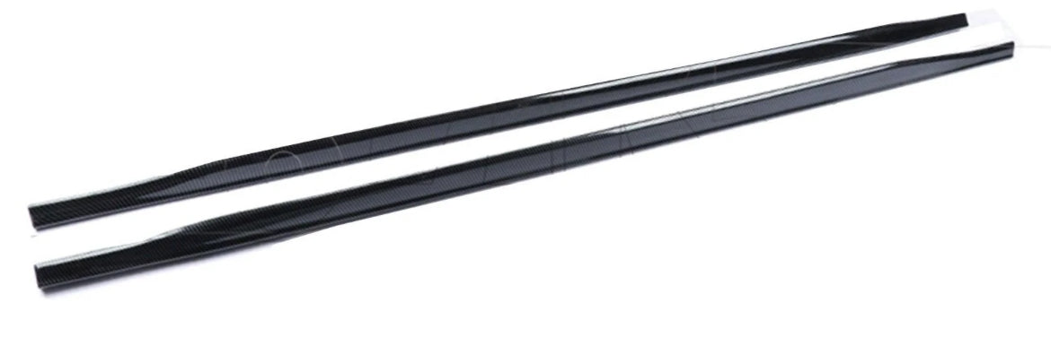 VOLKSWAGEN GOLF MK8 GTI STYLE SIDE SKIRTS - TRANSFORM TO GTI LOOK IN GLOSS BLACK