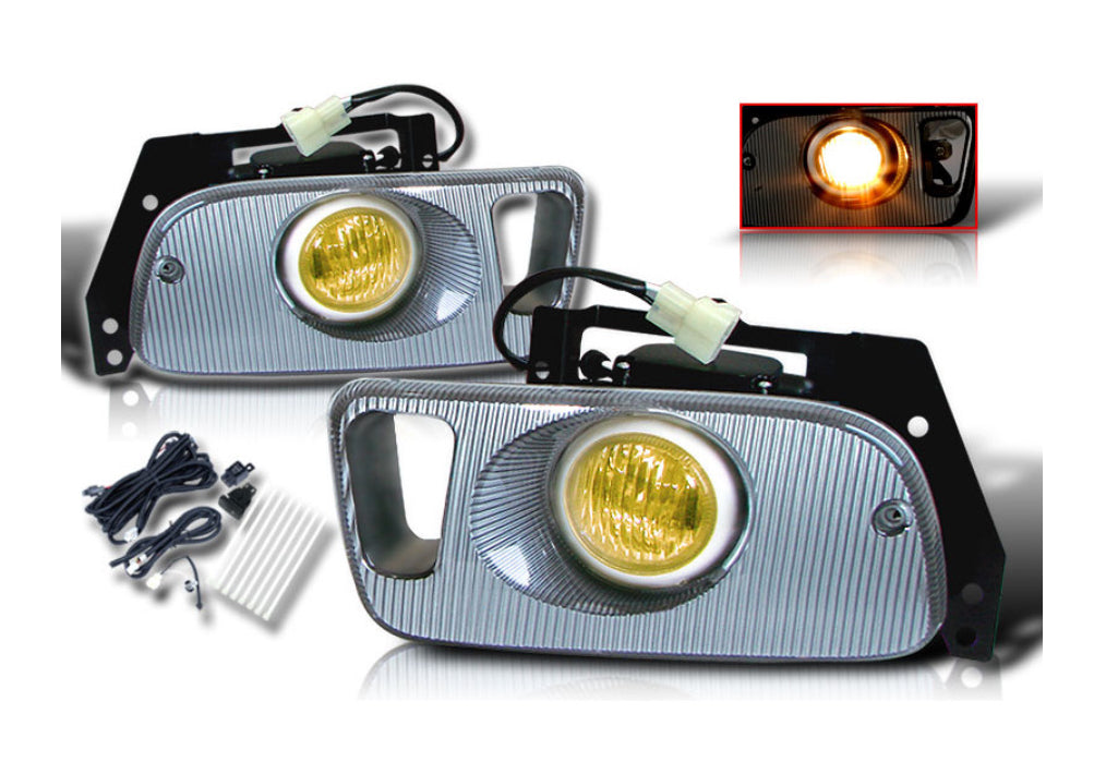 Fog Lights JDM Yellow E‑Mark (Civic 91–96 2/3dr)