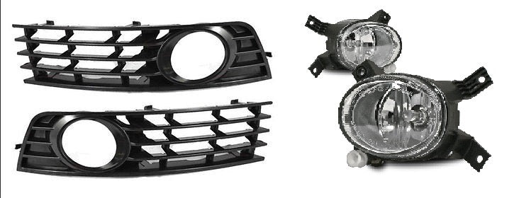 Audi A4 B6 Yrs 01-04, Fog Light Kit Fogs & Grills Included