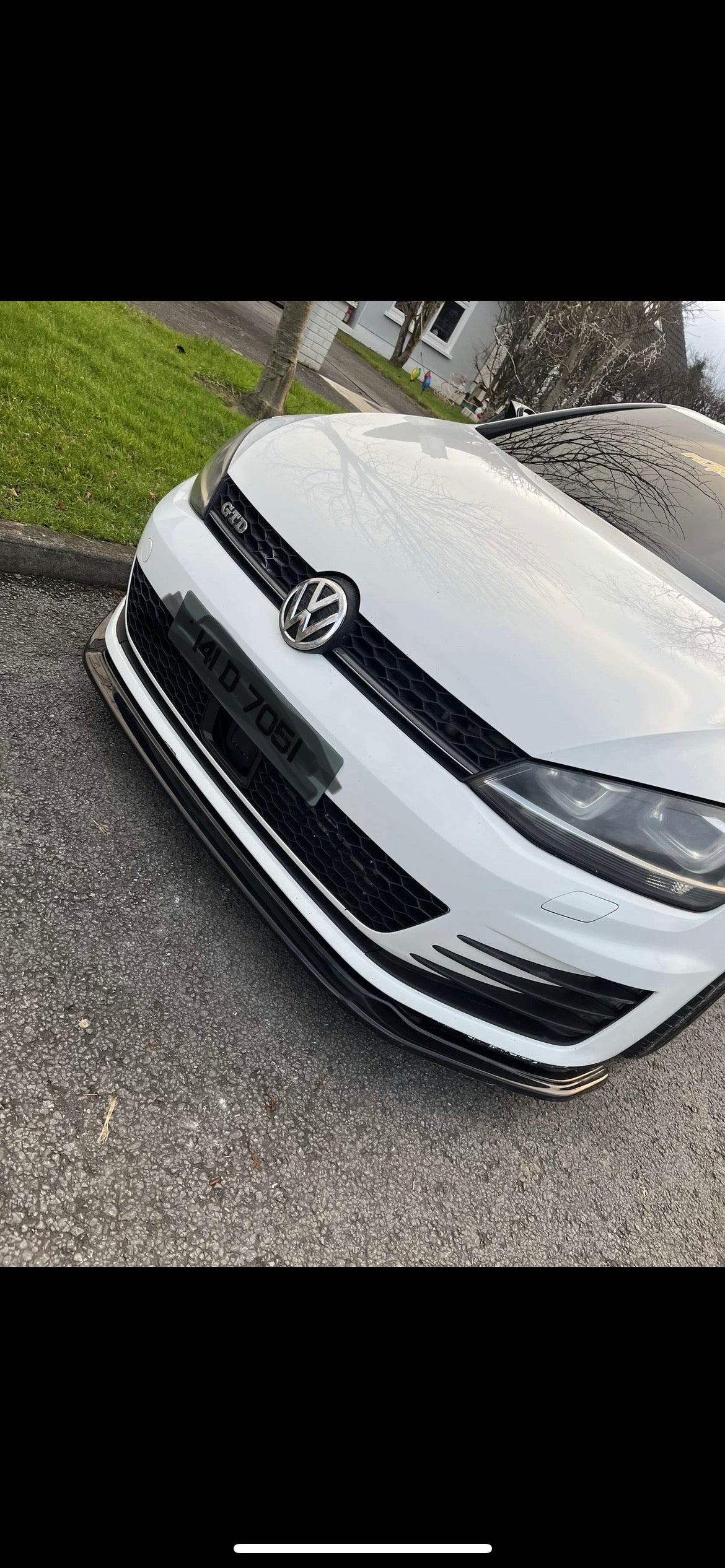 VW Golf MK7 GTD,GTI FRONT SPLITTER