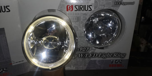 Sirius 8'' Spot Lights LED Ring Halo Lamps 4x4 & Van Bull bar A Bar