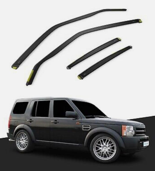 Land Rover Discovery MK3 2004-2009 5 Door SUV Wind Deflectors 4pc Tinted