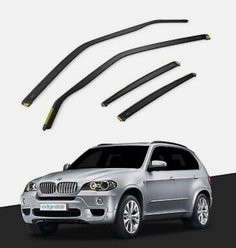 BMW X5 E70 MK2 2006-2013 5 Door SUV Wind Deflectors 4pc Tinted