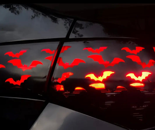 Halloween Bat Shaped Tail Light Decal