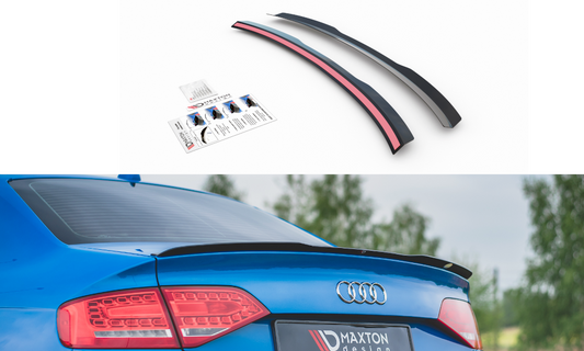 Audi A4 B8 Yrs 08- 19 SE S Line Models MAXTON SPOILER GLOSS BLACK