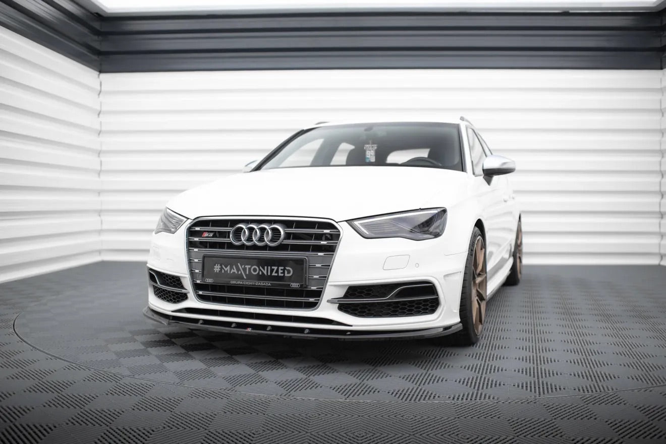 FRONT SPLITTER V.1 AUDI S3 / A3 S-LINE SPORTBACK / HATCHBACK 8V (2013-2016)