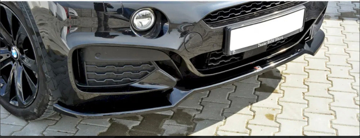 FRONT SPLITTER V.1 BMW X6 F16 M SPORT (2014-2019)