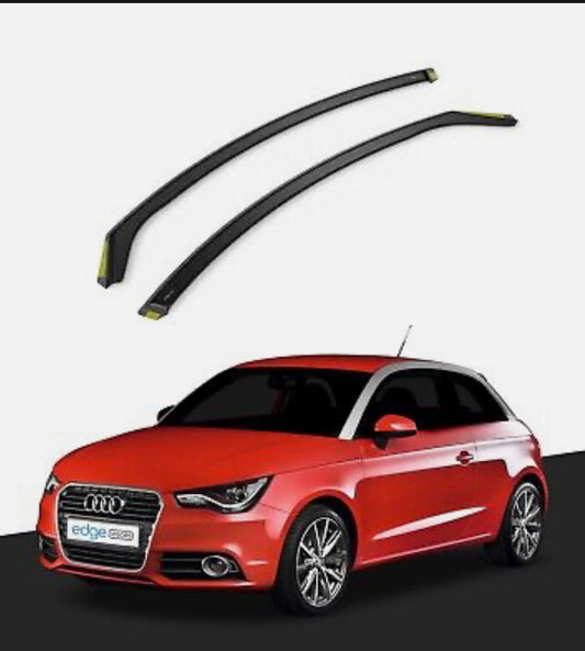 Audi A1 MK1 2012-2018 3 Door Hatchback Wind Deflectors 2pc Tinted