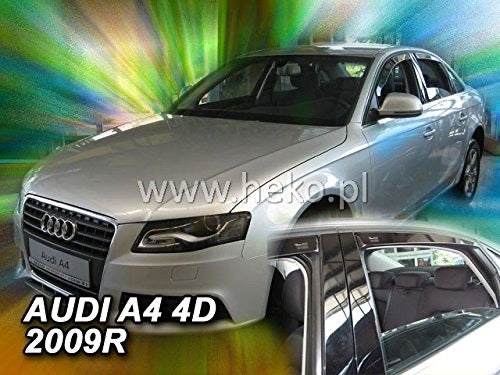 Audi A4 B8 Yrs 08 -15 Brand New Heko Brand New 4 Piece Wind Deflectors