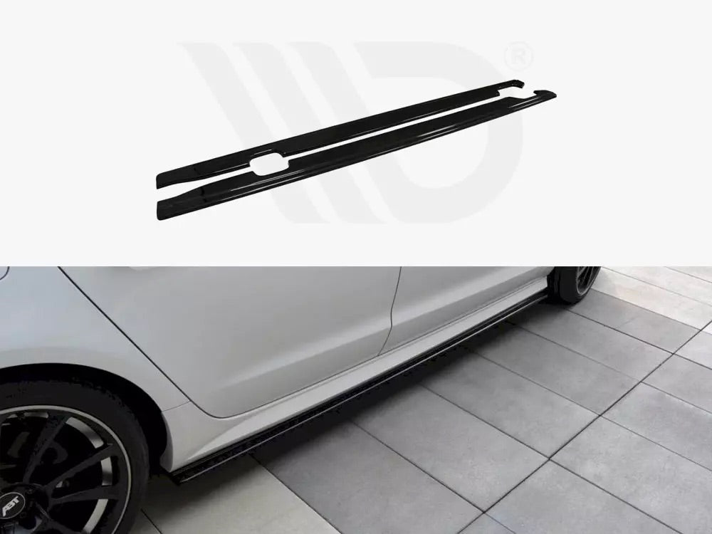 SIDE SKIRTS DIFFUSERS AUDI S6 / A6 S-LINE C7 FACELIFT (2014-2018)