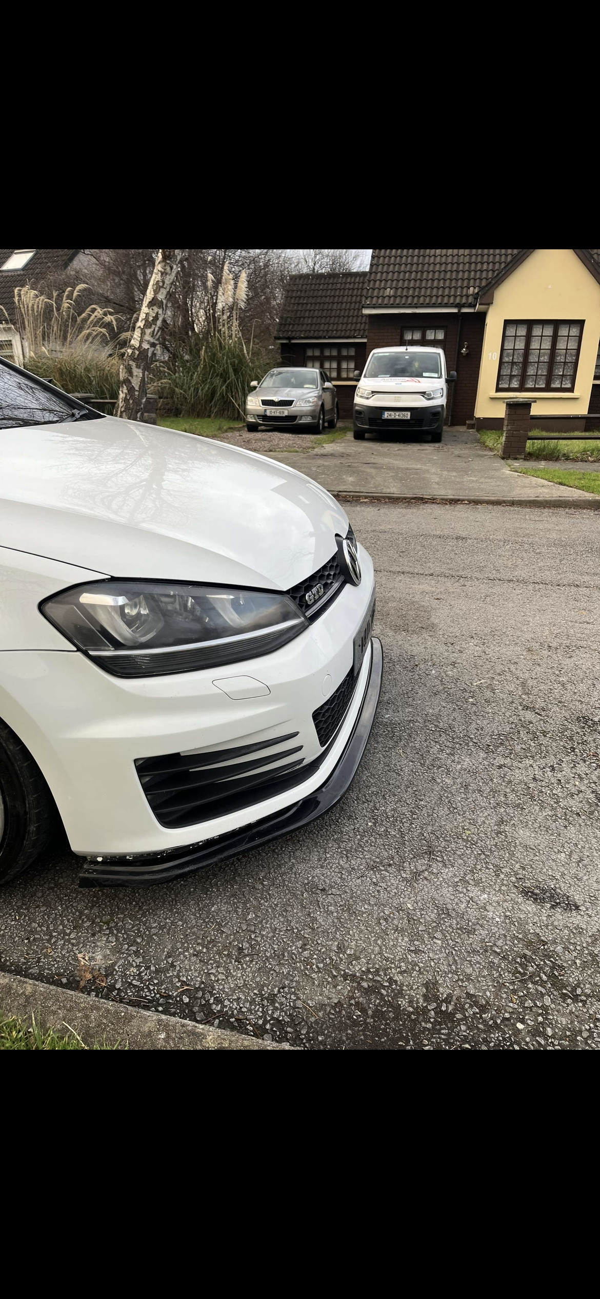 VW Golf MK7 GTD,GTI FRONT SPLITTER