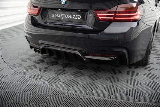 REAR VALANCE BMW 4 COUPE / GRAN COUPE / CABRIO M-PACK F32 / F36 / F33 (VERSION WITH EXHAUST ON ONE SIDE)