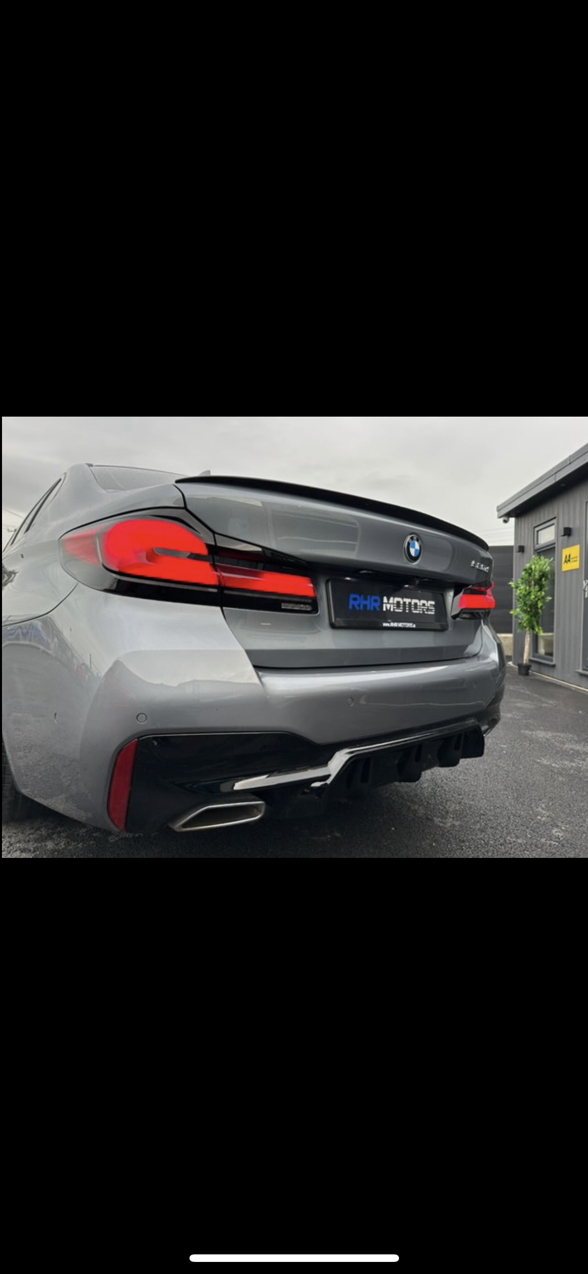 BMW 5 SERIES G30 LCI 2020 + M5 LOOK REAR DIFFUSER
