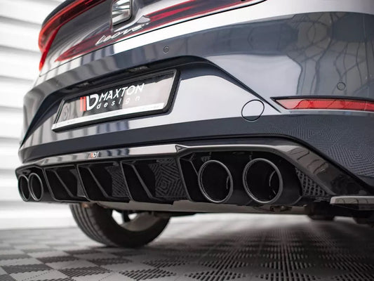 REAR VALANCE + EXHAUST ENDS IMITATION SEAT LEON FR HATCHBACK MK4 (2020-)